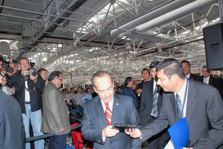 Con el Presidente Felipe Calderón